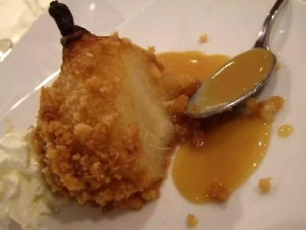 Poires rôties au beurre noisette