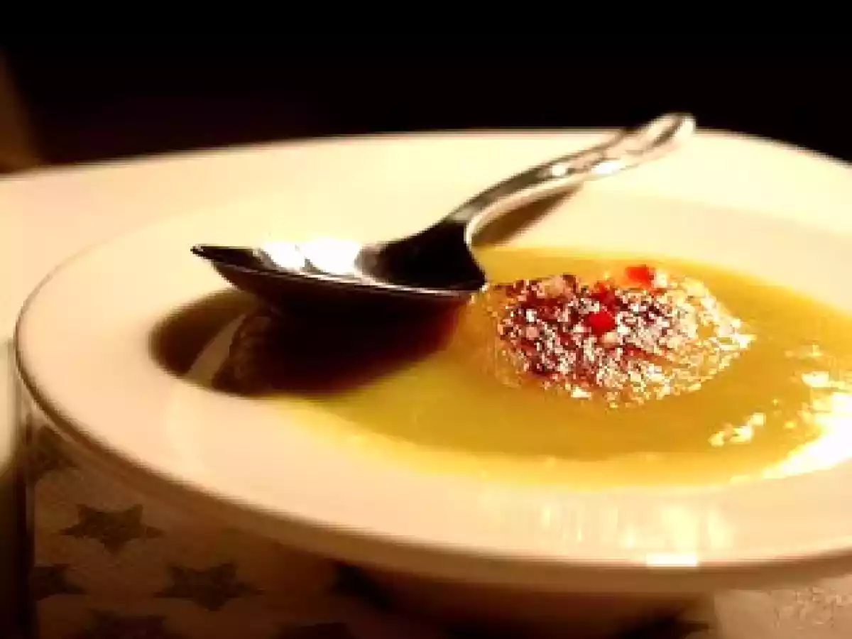 Pois cassé et saint jacques