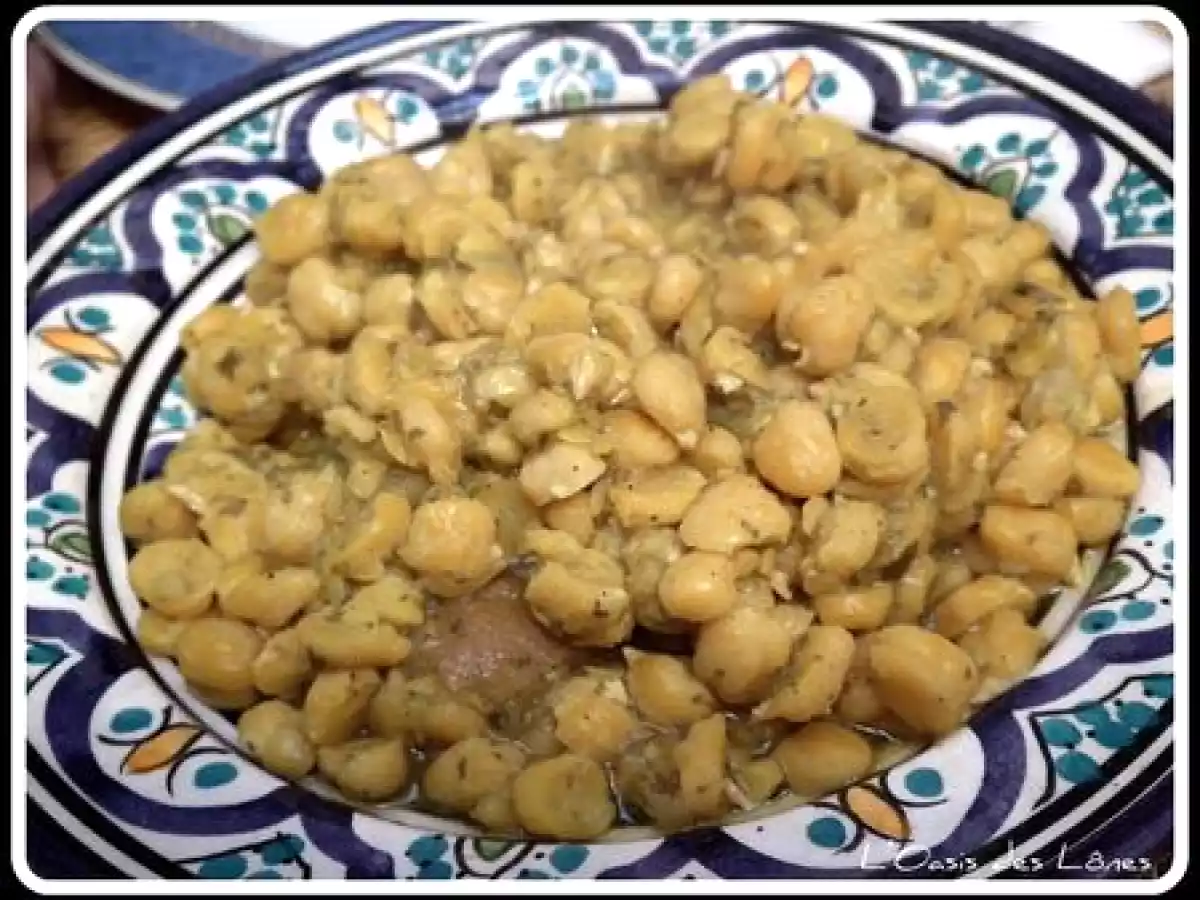 Pois chiches à la marocaine