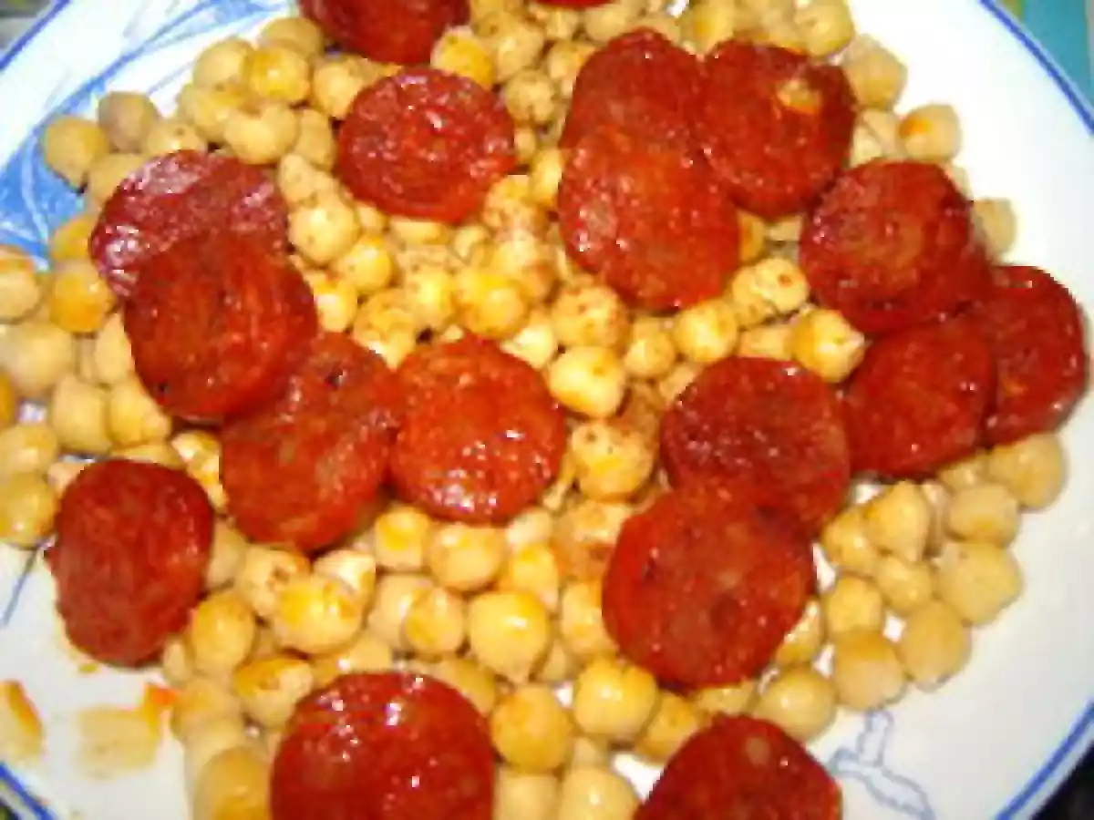 Pois chiches au chorizo