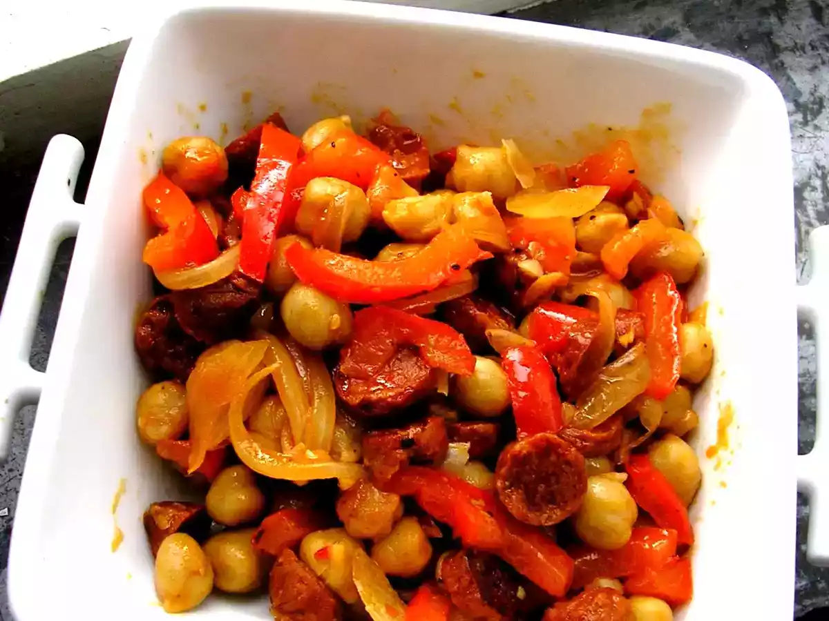 Pois chiches au chorizo (recette catalane) - photo 2