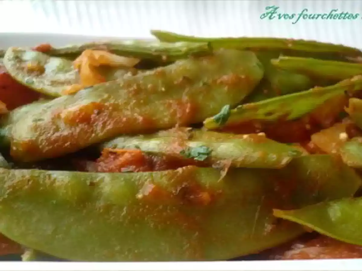 Pois gourmands aux tomates - photo 2