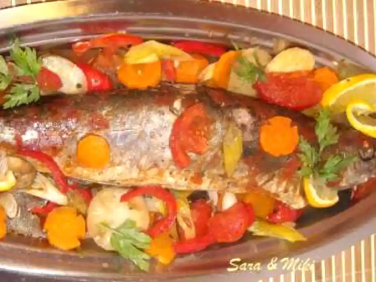 Poisson cuit au four