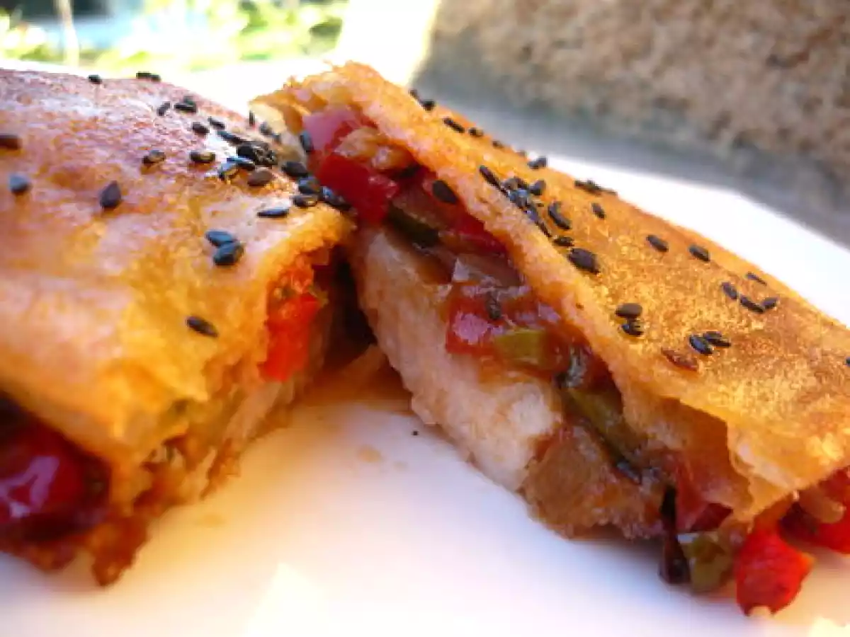 Poisson en feuille de brick à la thaïe