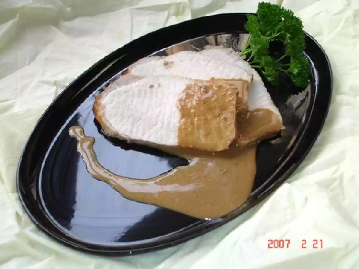 Poisson pané aux corn flake et sauce aux champignons au boursin - photo 3