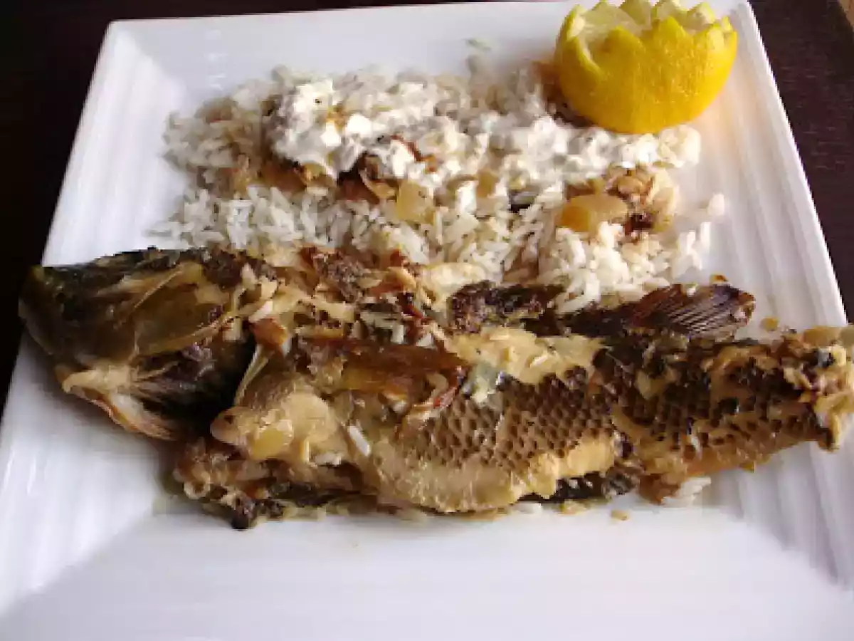 Poissons au four et murène grillée.