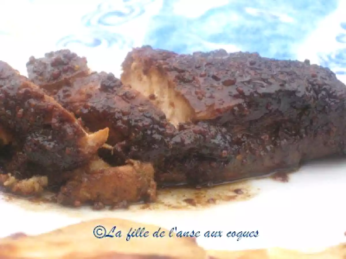 POITRINES DE POULET CARAMÉLISÉES AU VINAIGRE BALSAMIQUE - photo 2