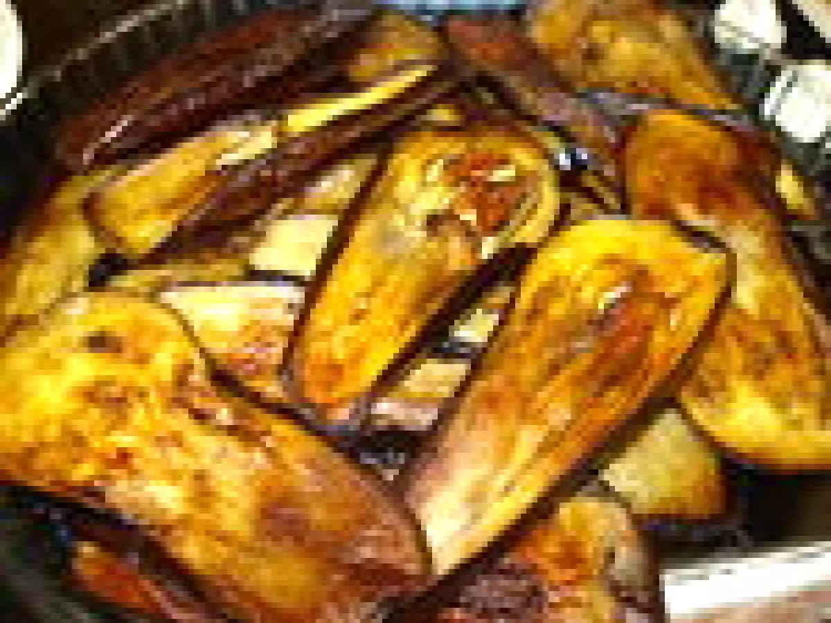 POIVRONS AUX 3 COULEURS ET AUBERGINES GRILLES