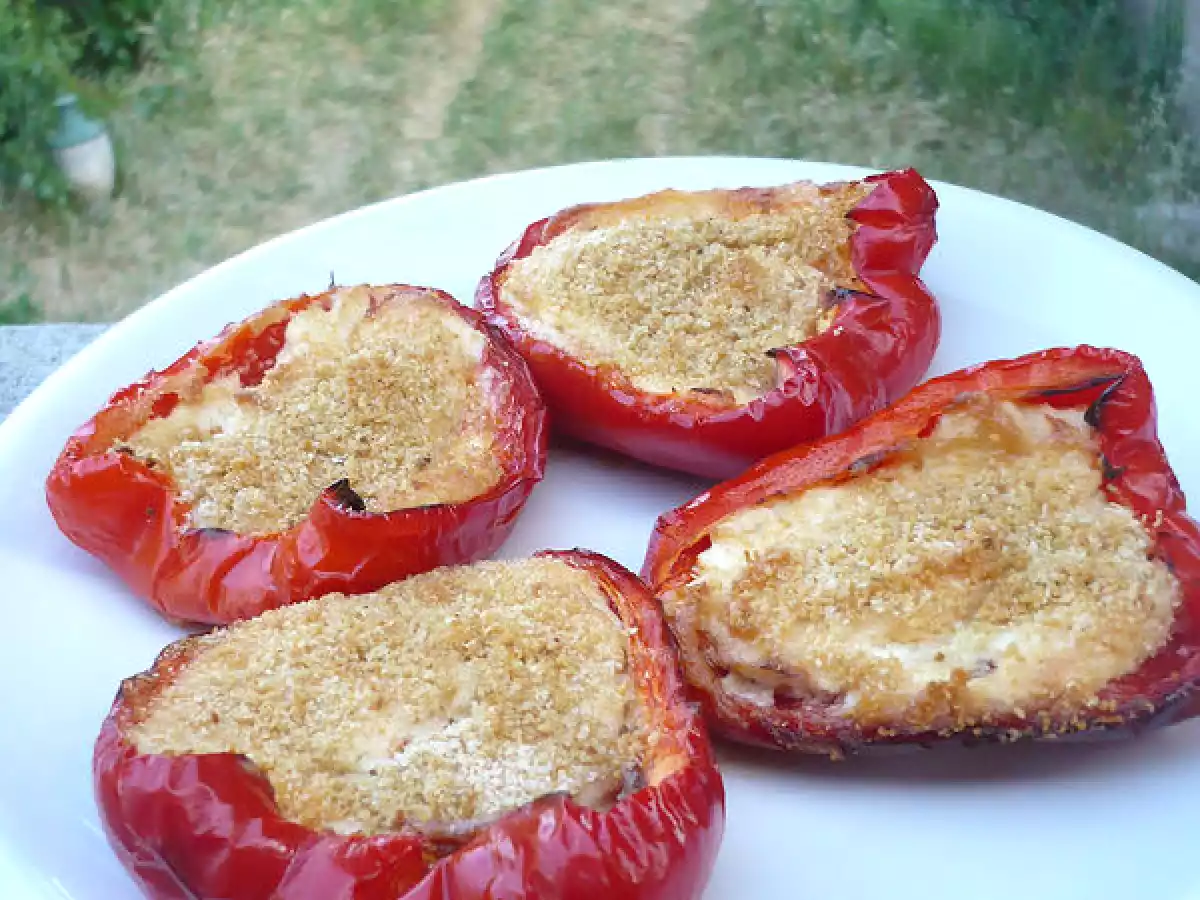 Poivrons farcis à la brandade de morue