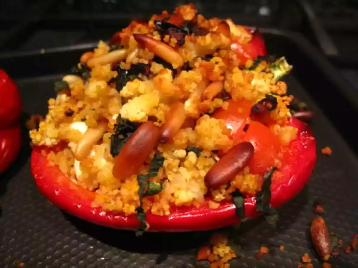 Poivrons farcis à la méditerranéenne - photo 2