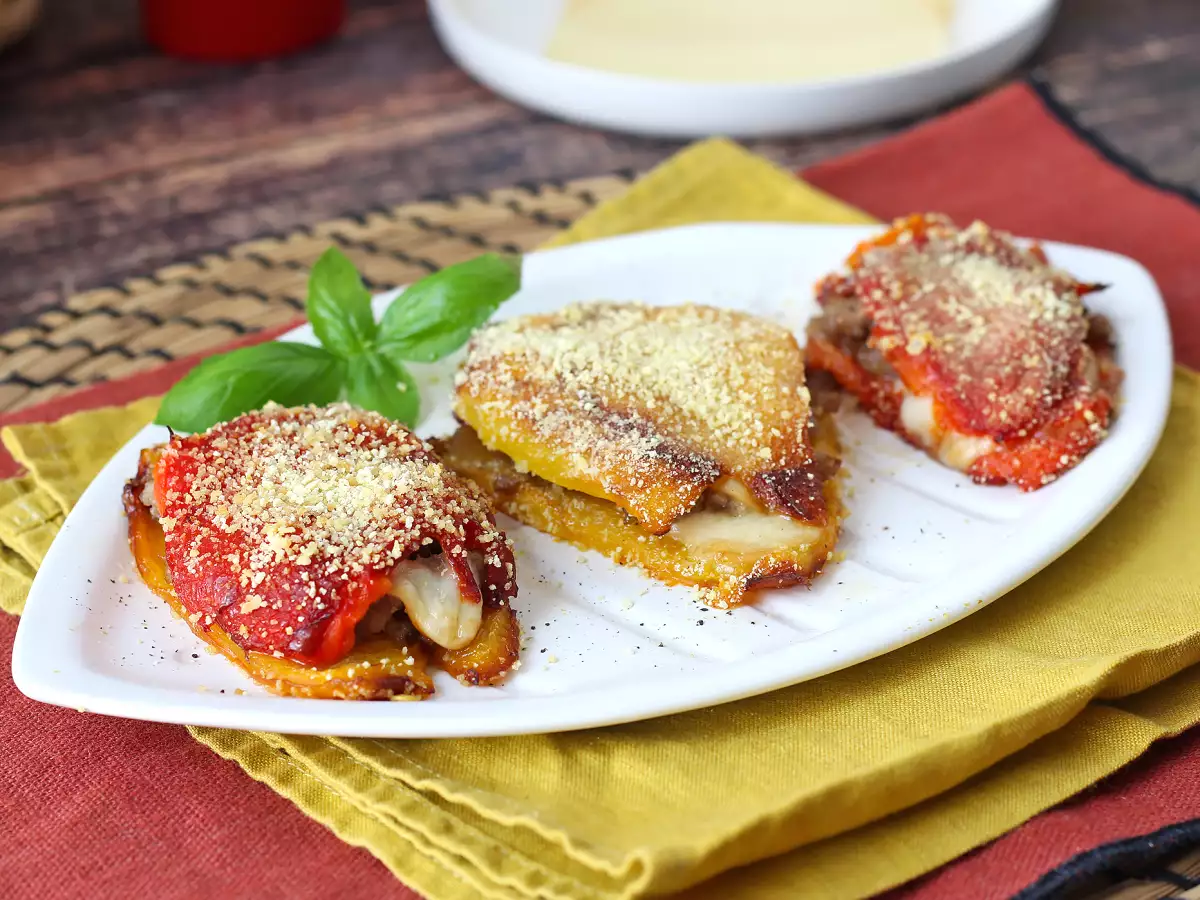 Poivrons farcis au air fryer, saucisse et scamorza - photo 6