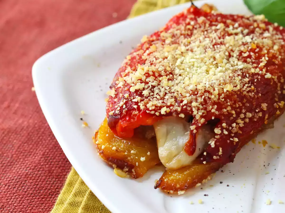 Poivrons farcis au air fryer, saucisse et scamorza - photo 7