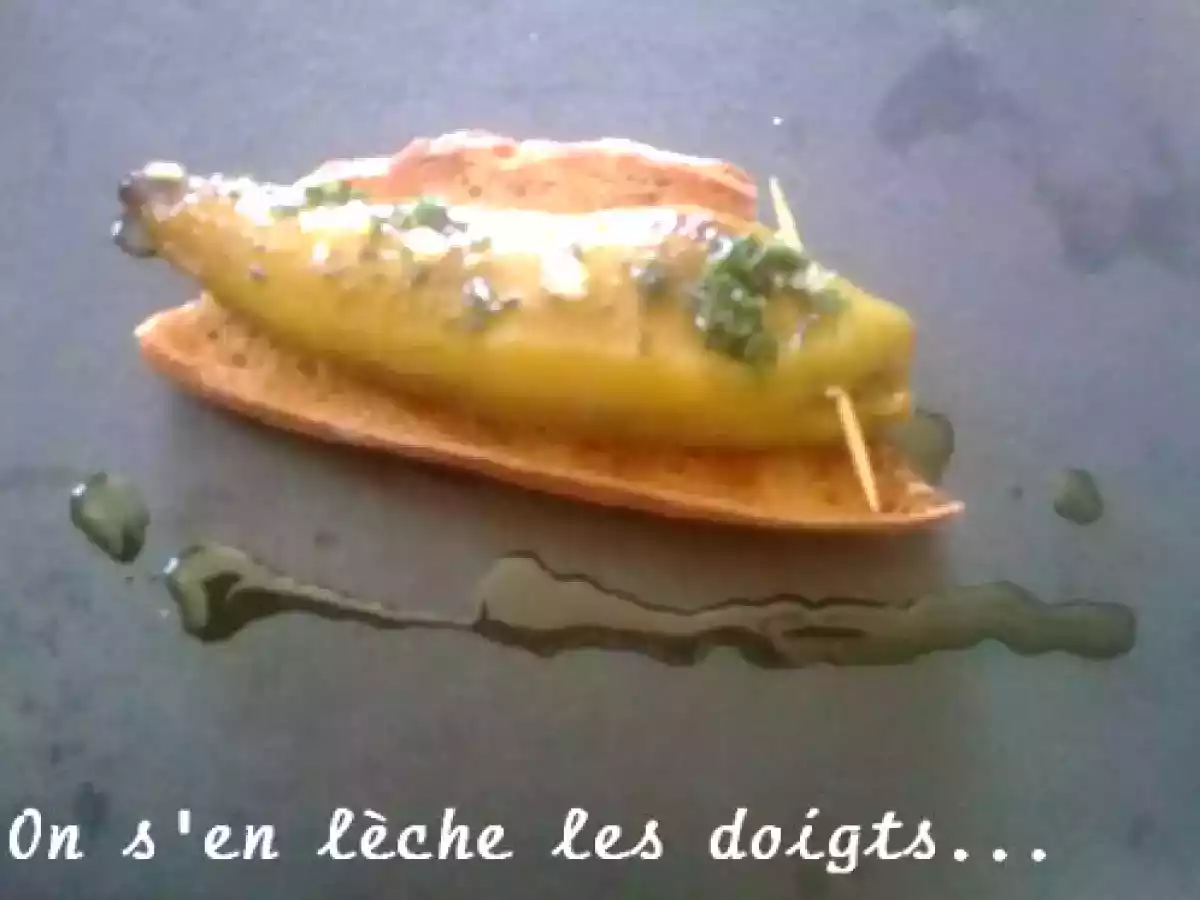 Poivrons farcis au chèvre frais, une tuerie