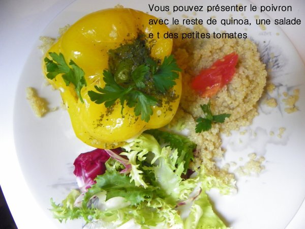 Poivrons farcis au quinoa recette végétarienne, Recette ...