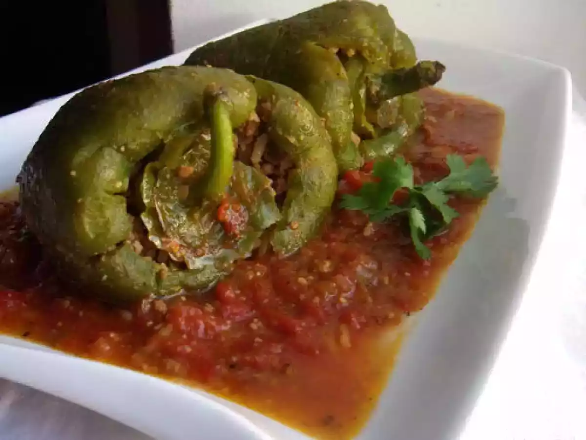 Poivrons farcis au riz et à la viande hachée - photo 2