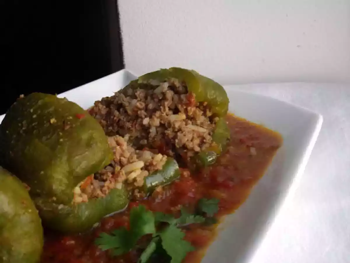 Poivrons farcis au riz et à la viande hachée - photo 4