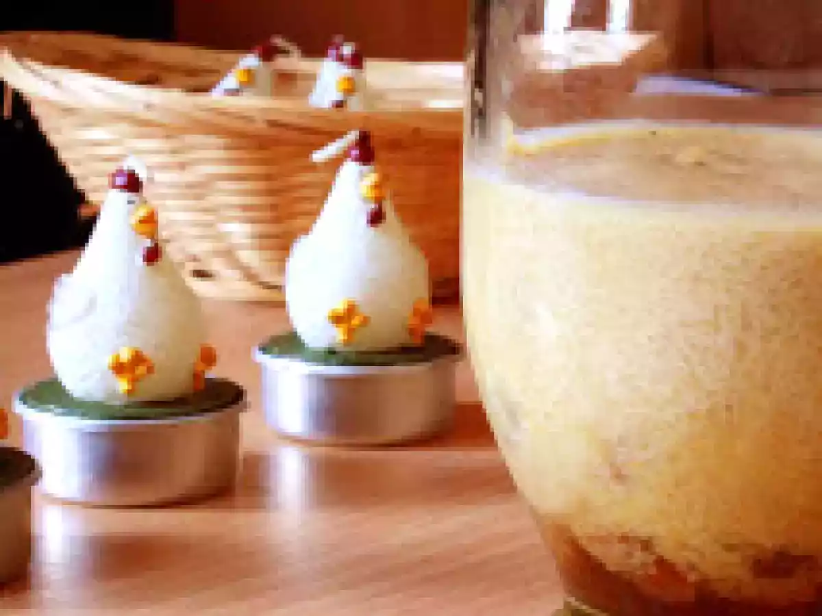 Polenta aux raisins et au caramel