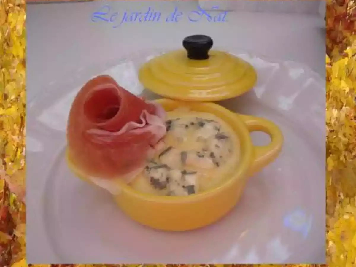 Polenta crémeuse au roquefort et speck