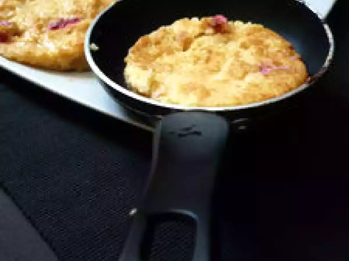 Polenta de fraises et chantilly de rhubarbe - photo 4