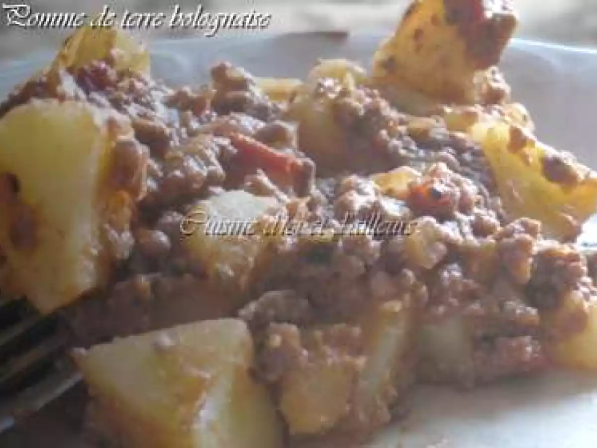 Pomme de terre à la Bolognaise