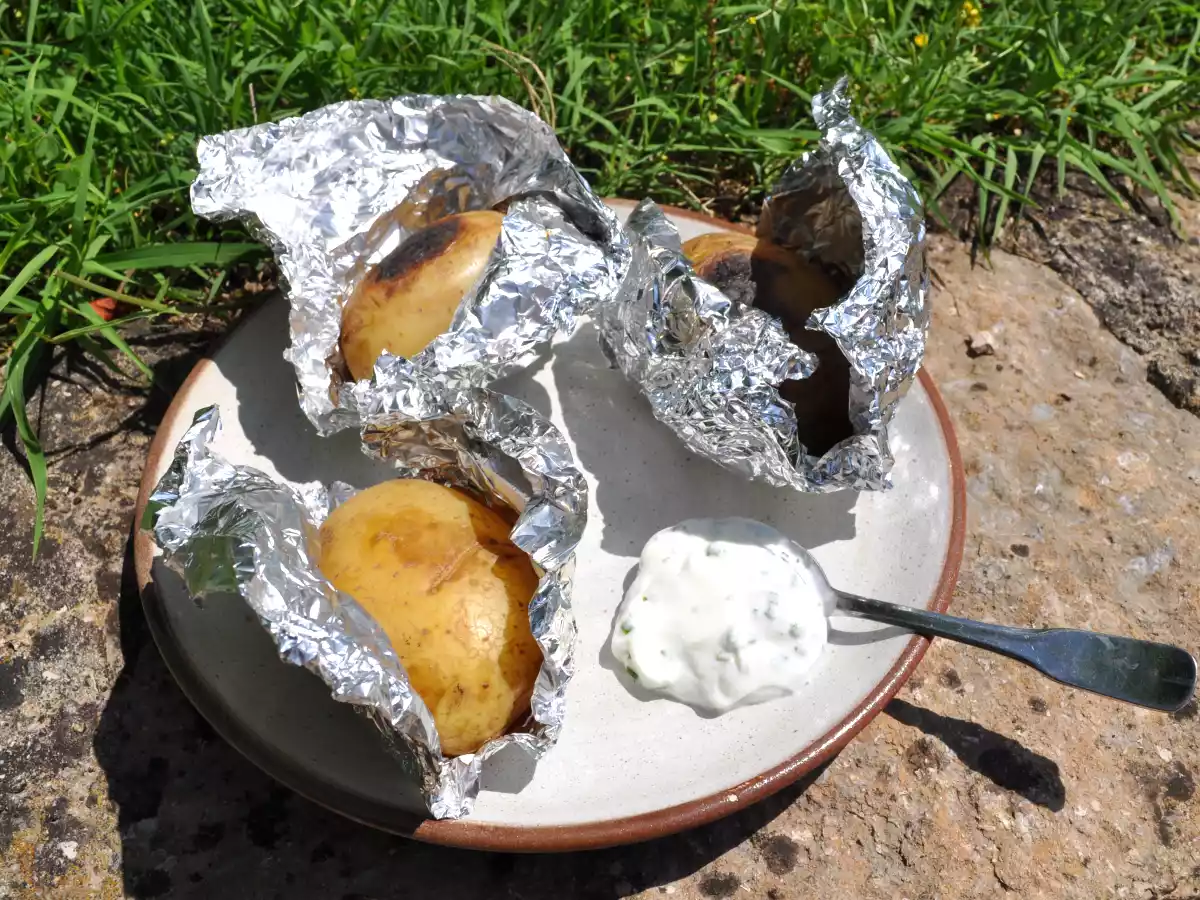 Pomme de terre au barbecue