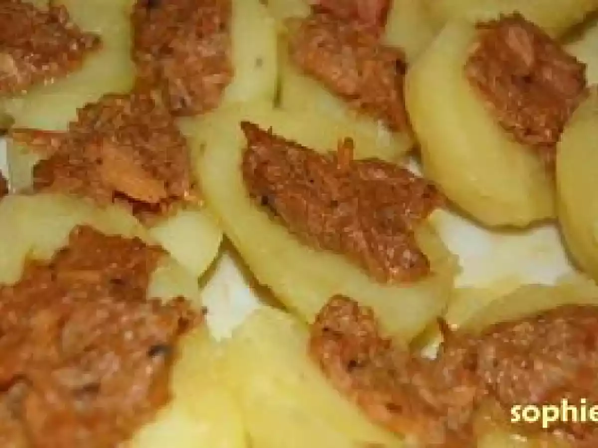 Pomme de terre aux rillettes