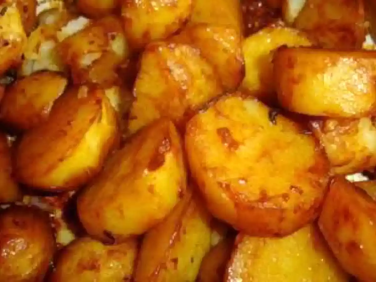 POMME DE TERRE CARAMÉLISÉES AU SIROP DÉRABLE