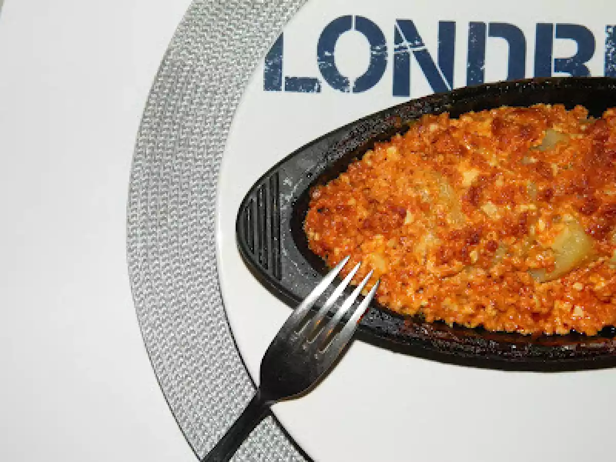 Pomme de terre en papillote et au chorizo et chèvre!