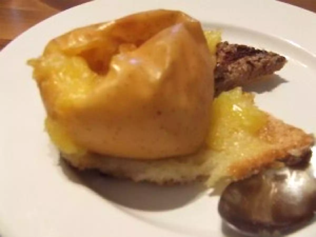 Pommes au four au lemon-orange curd