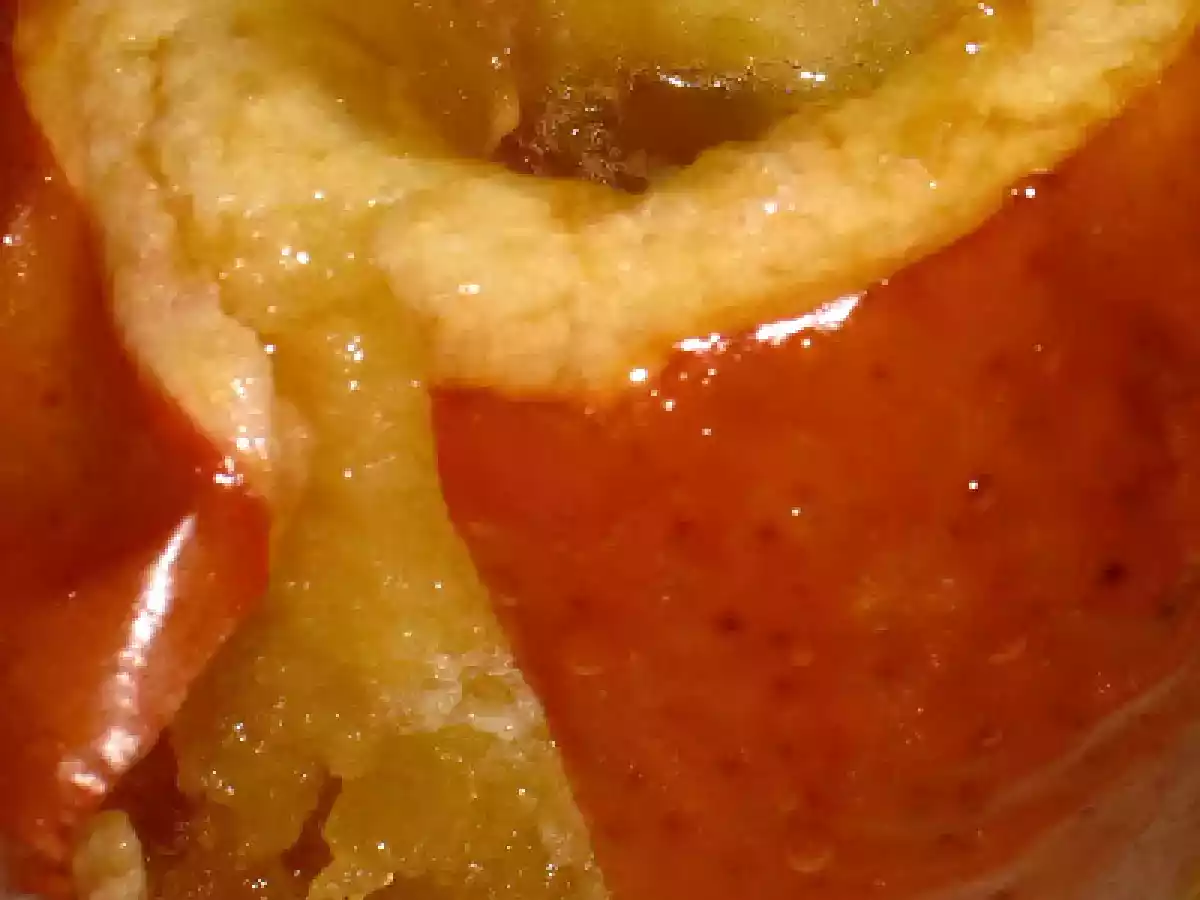 Pommes au four au miel