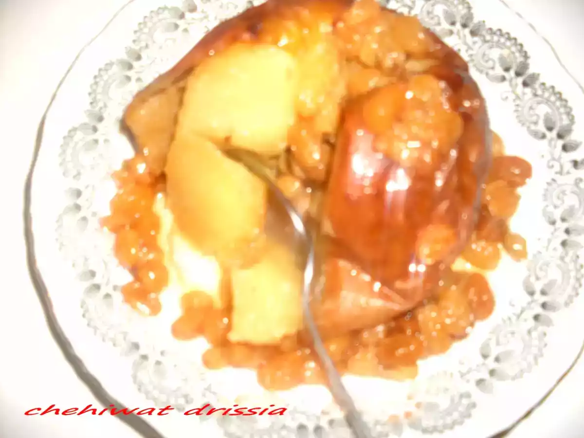 pommes au four aux raisins secs - photo 2