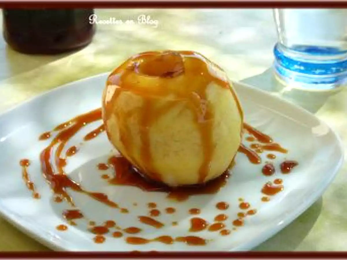 POMMES AUX MICRO-ONDES AU CARAMEL