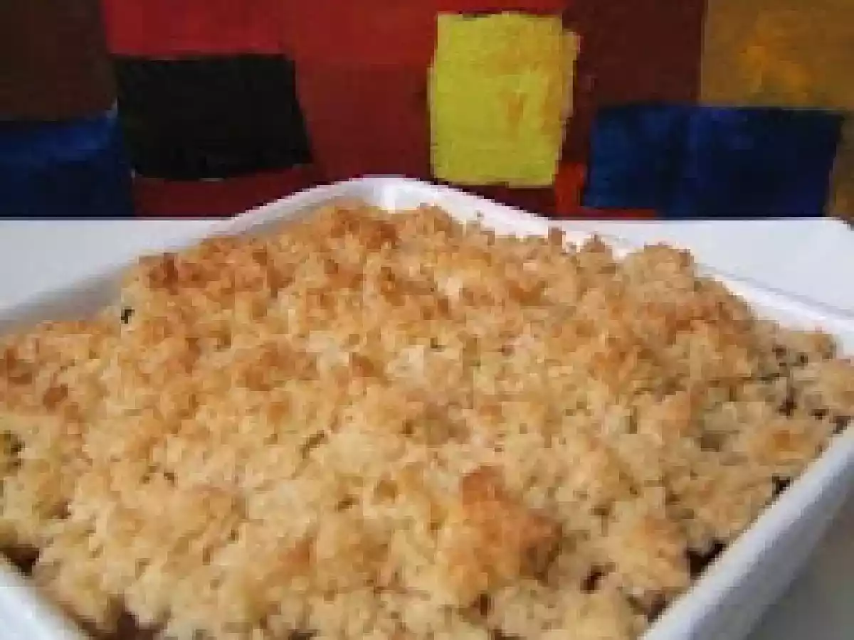 Pommes caramélisées au rhum en crumble à la noix de coco - photo 4