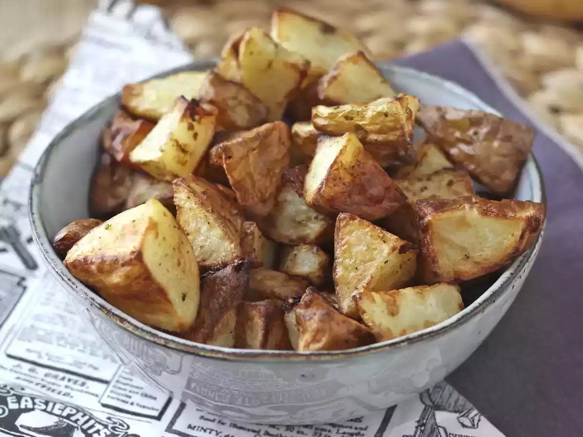 Pommes de terre au Air Fryer, l'accompagnement super croustillant!