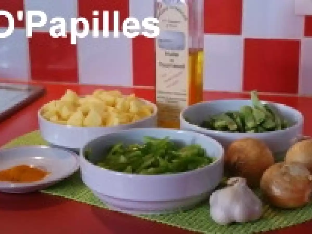 Pommes de terre aux haricots verts et aux poivrons - photo 2