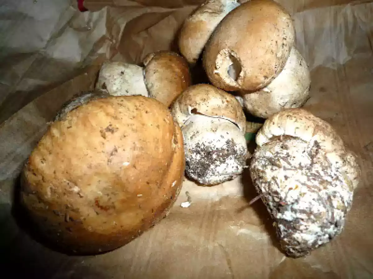 Pommes de terre écrasées aux cèpes et... saucisses grillées! - photo 3