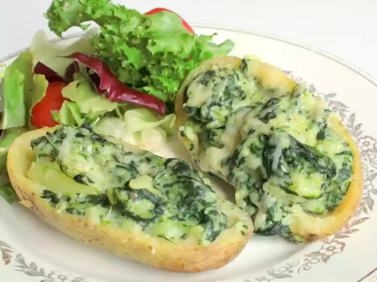 Pommes de terre farcies à la florentine