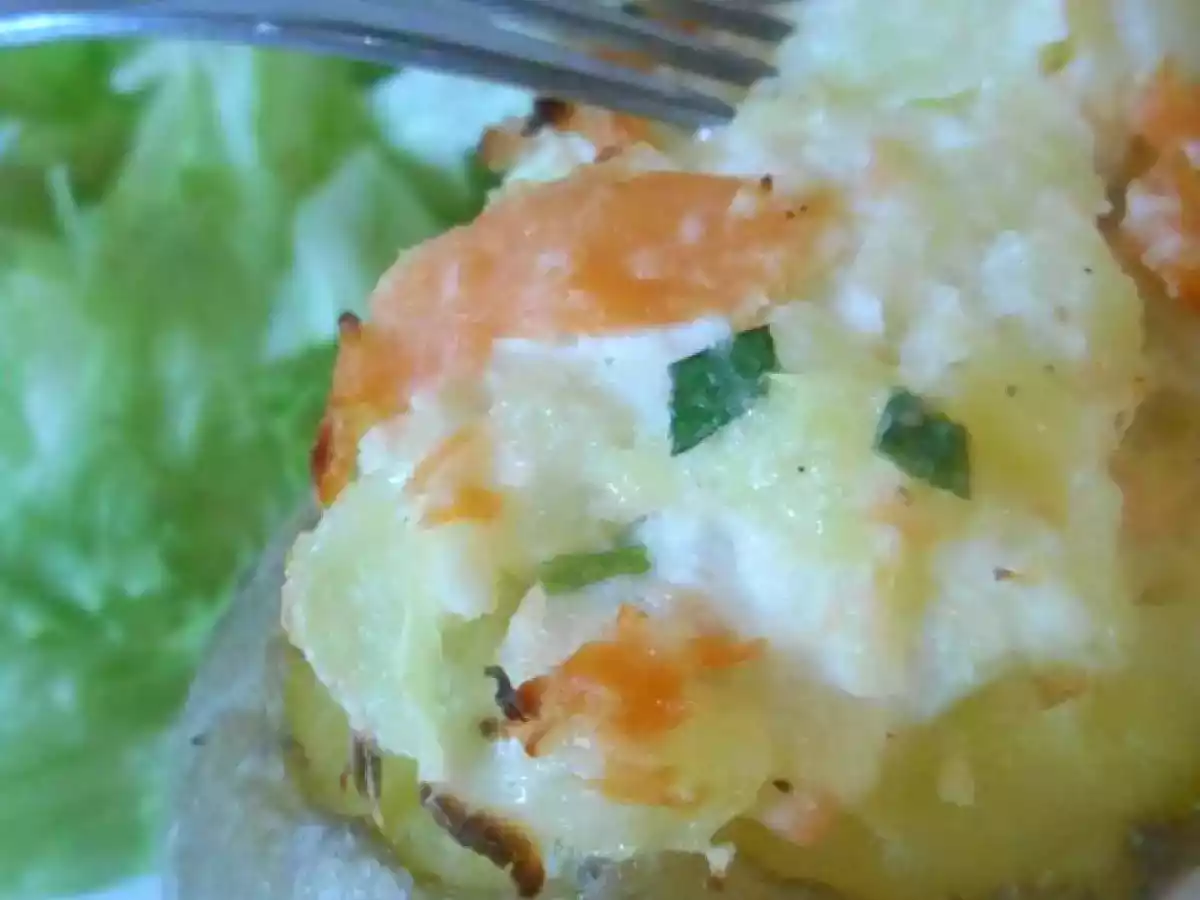 Pommes de terre farcies au saumon fumé - photo 3