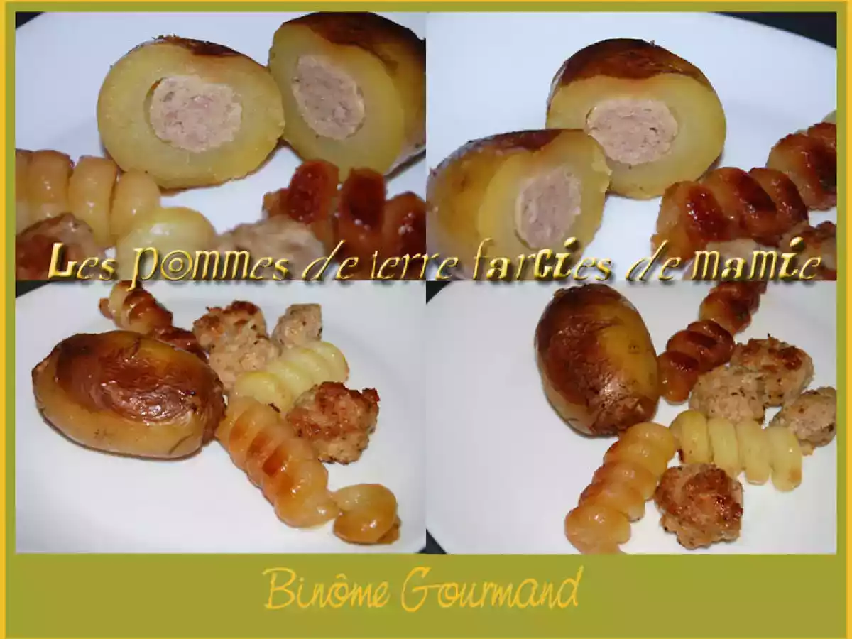 Pommes de terre farcies de mamie