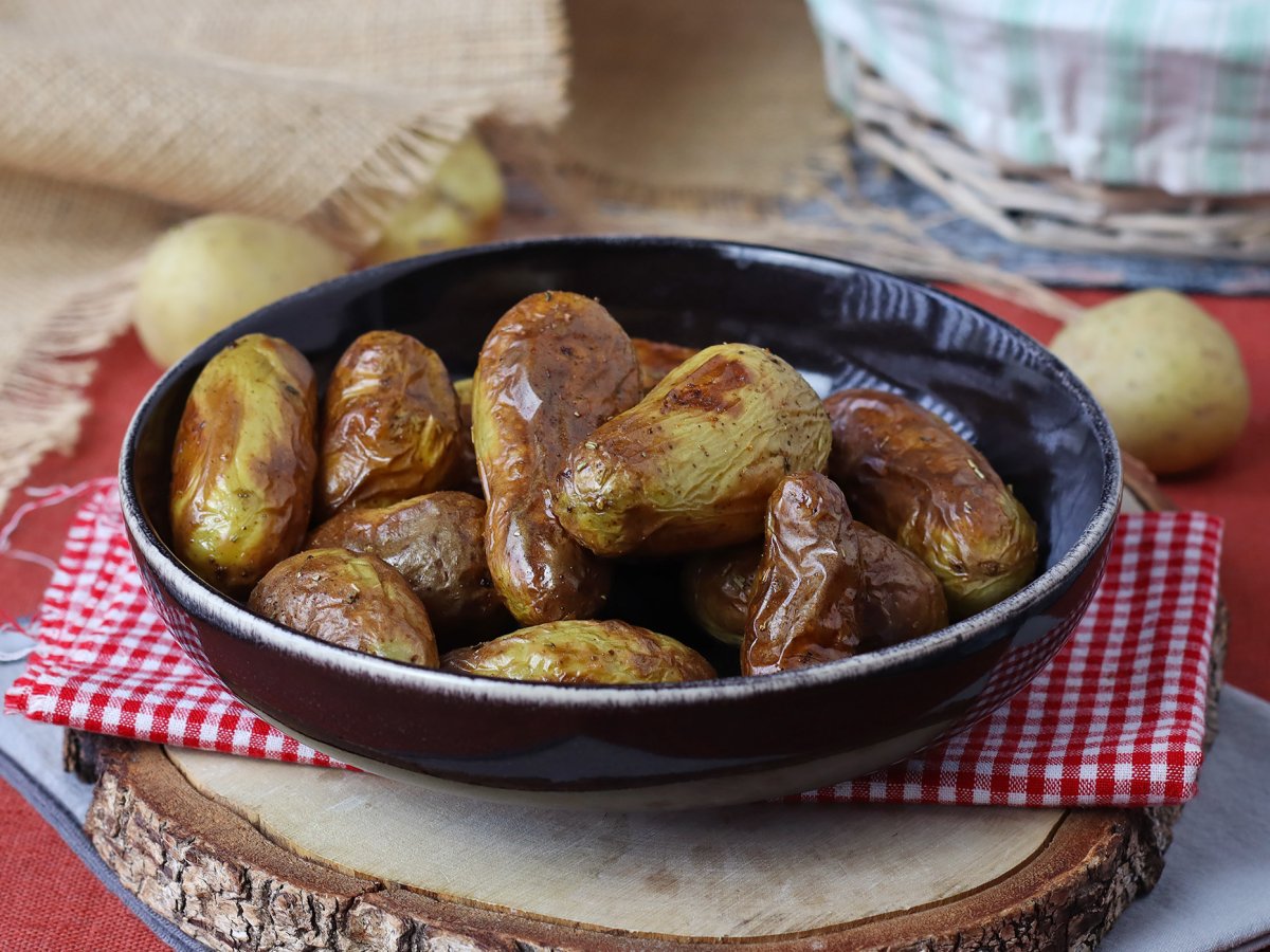 Recette de pommes de terre grenaille au air fryer