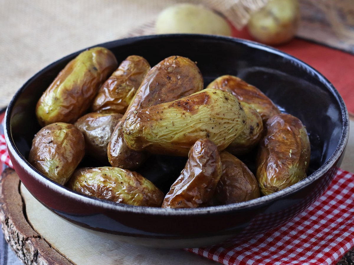 Recette de pommes de terre grenaille au air fryer