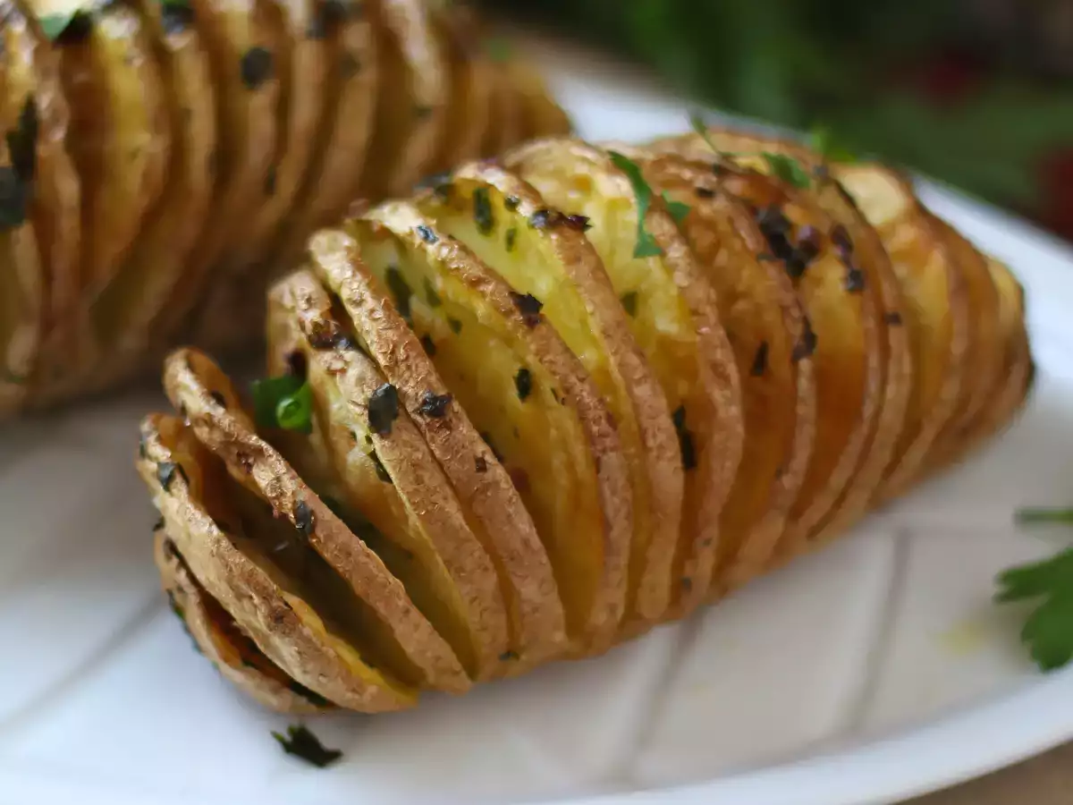 Pommes de terre Hasselback au air fryer : croustillantes, fondantes et ultra faciles ! - photo 2