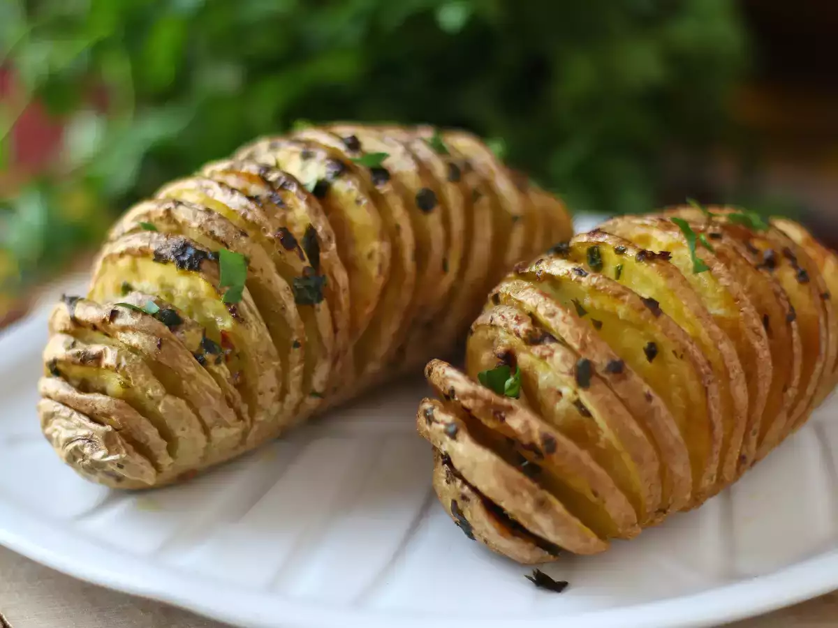 Pommes de terre Hasselback au air fryer : croustillantes, fondantes et ultra faciles ! - photo 4