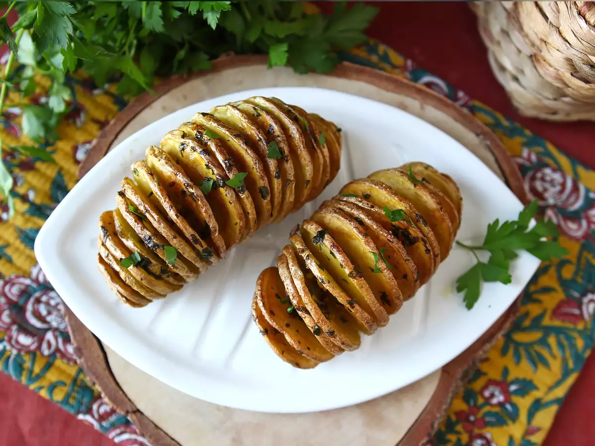 Pommes de terre Hasselback au air fryer : croustillantes, fondantes et ultra faciles ! - photo 7