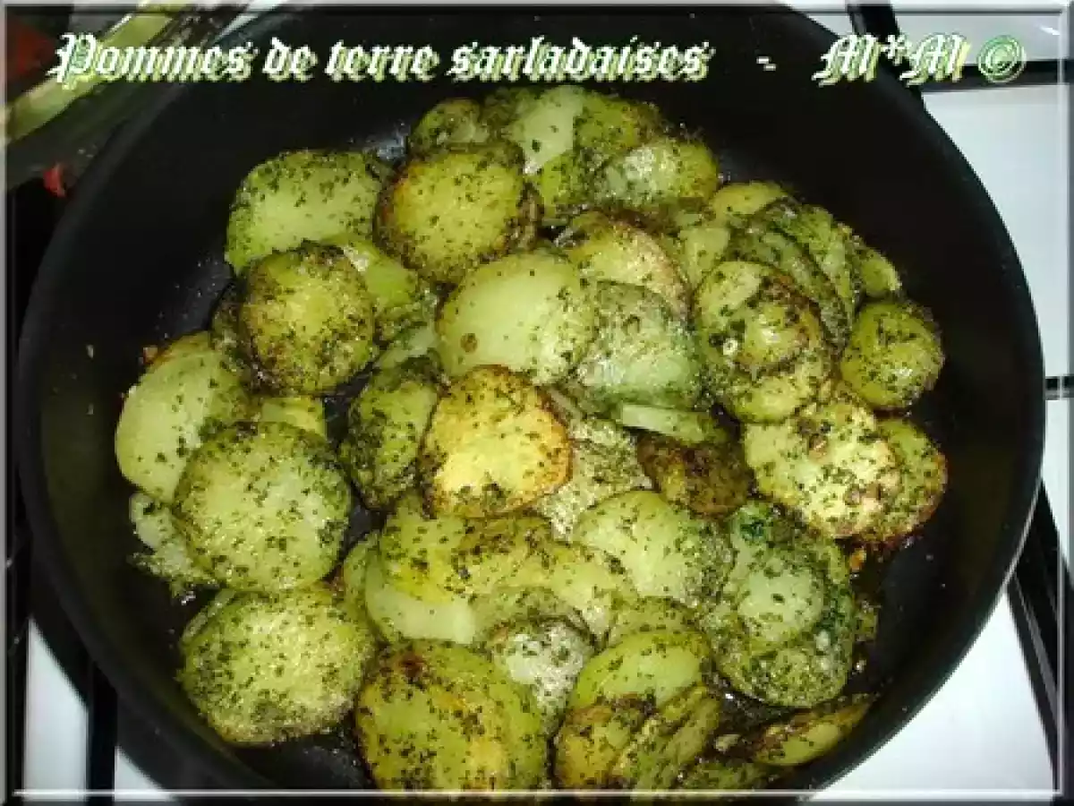 Pommes de terre sarladaises