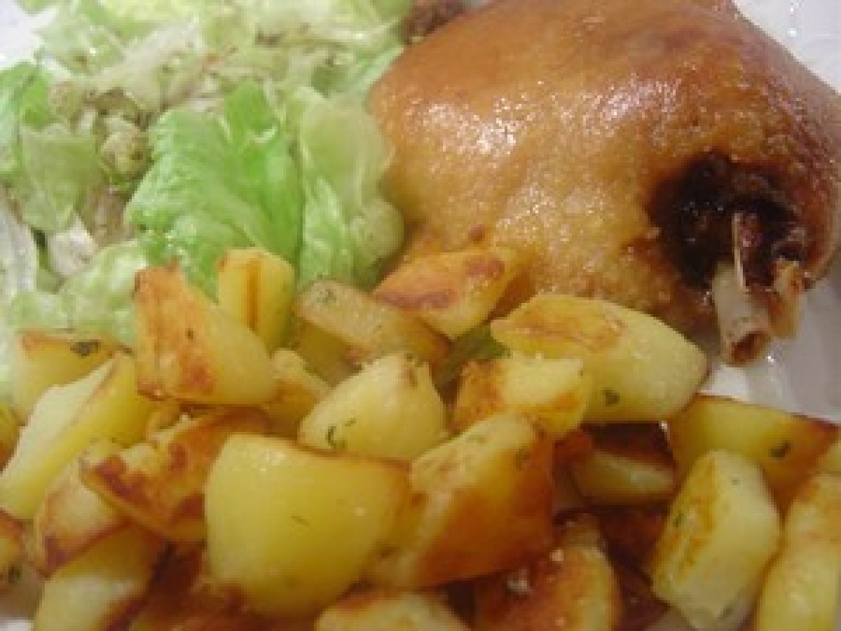 Recette de pommes de terre sautées à la graisse de canard