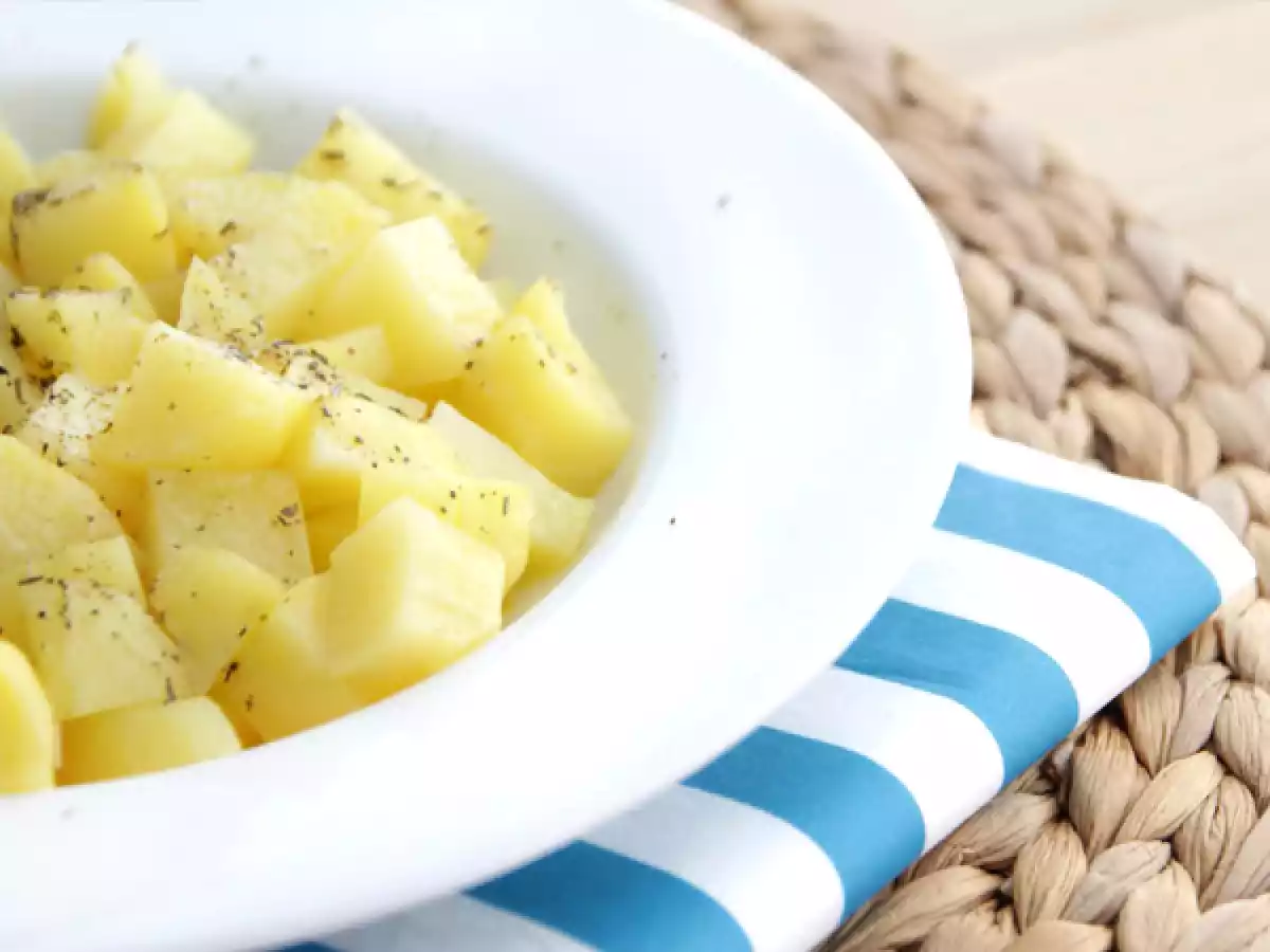 Pommes de terre vapeur au micro-ondes