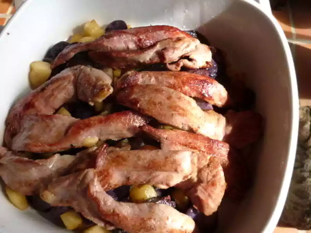 Pommes de terre vitelottes et Aiguillettes de canard - photo 2