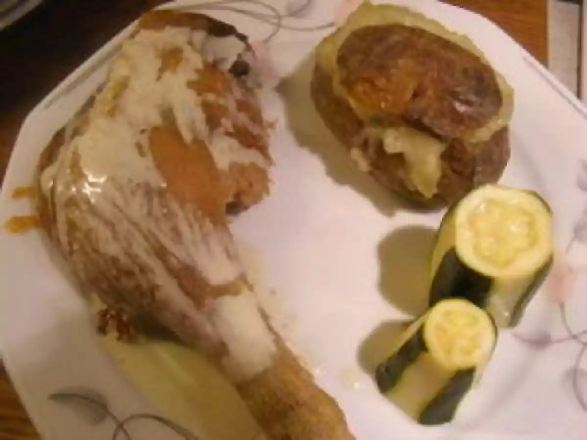 POMMES DE TERRES FARCIES AU ROQUEFORT - photo 2