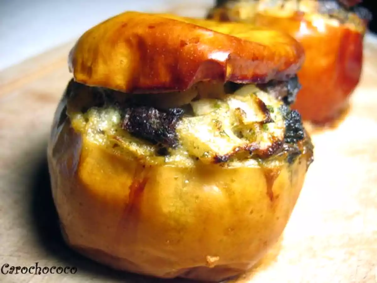 POMMES FARCIES AU BOUDIN NOIR...